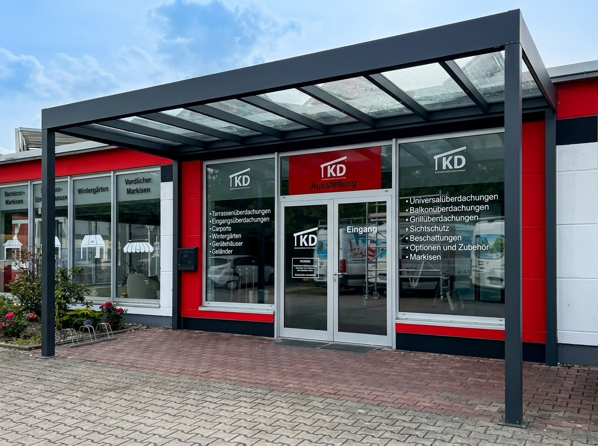 KD Überdachungen Nürnberg Ausstellung